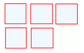 多行多列两端对齐，列不满左对齐